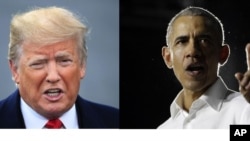 Aktuelni i bivši predsednik SAD, Donald Tramp i Barak Obama