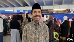 Adji Sudarmadji, presiden Indonesia Muslim Foundation di Los Angeles (dok: VOA)