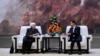 U.S. Treasury Secretary Janet Yellen meets with Wang Weizhong, deputy party secretary and governor of Guangdong, at the Baiyun International Conference Center in southern China's Guangdong province, April 5, 2024. (Pool/AP)