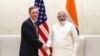 FILE - Indian Prime Minister Narendra Modi greets White House national security adviser Jake Sullivan in New Delhi, June 17, 2024. Sullivan will visit India next week to emphasize U.S.-India ties, the White House said Jan. 3, 2024. (Indian prime minister's office via AP)