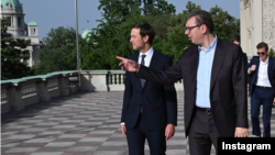 Džared Kušner i Aleksandar Vučić u Predsedništvu Srbije, 19. juna 2024. (Foto: Instagram/@buducnostsrbijeav)