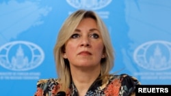 마리야 자하로바 러시아 외무부 대변인.