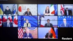 6일 주요 7개국(G7) 정상회의가 화상으로 열렸다. 