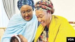 Aisha Buhari da sabuwar jikarta