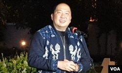 Dirut PT Sritex, Iwan Kurniawan Lukminto saat menghadiri acara di Mangkunegaran Solo, Sabtu malam (29/6). (Yudha Satriawan/VOA)