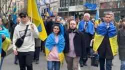 Marš solidarnosti sa Ukrajinom u Beogradu 