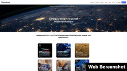 A June 20, 2024, screenshot of disinformation watchdog NewsGuard's website. NewsGuard warns that there are now more fake news websites than actual local news sites.