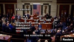Bilans glasanja u Predstavničkom domu o pomoći Ukrajini, Izraelu i Tajvanu (Reuters)