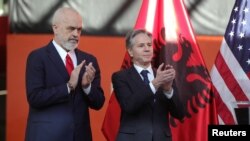 Edi Rama i Entoni Blinken u Tirani (Foto: Armando Babani/Pool via REUTERS)