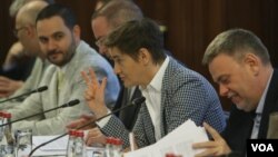 Konsultacije predsednice Skupštine Srbije Ane Brnabić o daljem radu na primeni preporuka ODIHR iz Konačnog izveštaja Misije za posmatranje parlamentarnih izbora (foto: Milica Vučković / Fonet)