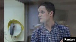 Evan Gerškovič na sudskom saslušanju u Moskvi