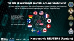 Osumnjičeni pripadnici jedne od najozloglašenijih svetskih grupa za sajber kriminal “Lokbit rensomver” uhapšeni su i optuženi u okviru međunarodne akcije (Foto: Reuters/Handout)