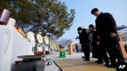 지난 10일 한국 설을 맞아 임진각 망배단에서 탈북민과 실향민, 이산가족들을 위한 합동차례 행사가 열렸다.