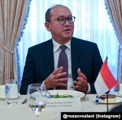 Duta Besar Indonesia untuk Amerika Serikat Rosan Perkasa Roeslani (Foto: Instagram @rosanroslani)