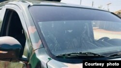 Masu zanga zanga sun fasa gilashin motar sojin Najeriya a jihar Nasarawa