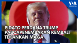 Pidato Perdana Trump Pascapenembakan Kembali Tekankan MAGA
