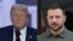 Shugaba Trump tare da shugaba Zelensky na Ukraine