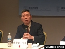 台湾国防安全研究院国防战略与资源研究所所长苏紫云。（资料照）