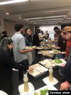 Acara buka puasa di Harvard (dok: Devina)