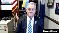 Džo Vilson, kongresmen iz Severne Karoline u razgovoru za Glas Amerike (Foto: Skype/Screenshot)