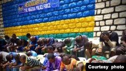 Gungun mutanen da 'yan sanda suka kama a jihar Kaduna (Facebook/Rundunar 'yan sandan jihar Kaduna)