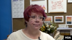 Deb Gruver, pictured at the Marion County Record in August 2023. The reporter is shaken by the newsroom raid.