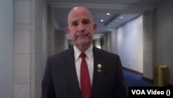 ARHIVA - Kit Self, republikanski kongresmen iz Teksasa u intervjuu sa novinarkom ukrajinskog servisa Glasa Amerike Katerinom Lisunovom.