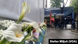 Godišnjica tragedije u Osnovnoj školi "Vladislav Ribnikar" u Beogradu (foto: Glas Amerike / Stefan Miljuš)