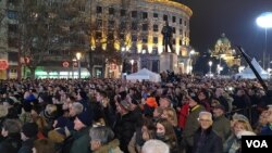 Završni predizborni skup Inicijative ProGlas pod sloganom “Beograde, vrati se sebi” na Trgu Nikole Pašića (foto: Fonet)