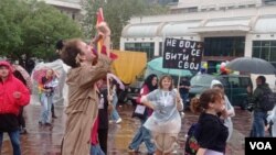 Jedanaesti Montenegro prajd održan je u subotu u Podgorici (Foto: VOA)