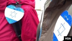 Peace rally against the war between Israel and Hamas in Belgrade, Serbia