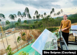 Jokowi yakin IKN Nusantara akan diminati investor dalam dan luar negeri karena menawarkan suasana yang cukup berbeda daripada kota-kota lain di dunia. (Foto: Courtesy/Biro Setpres)