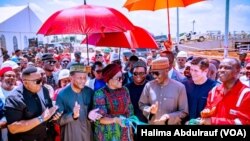 Masu Ruwa Da Tsaki Da Suka Halarci Taron Kaddamar Da Ayyukan Iskar Gas Uku