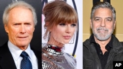 Klint Istvud, Tejlor Svift i Džordž Kluni (Foto: AP)