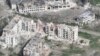Drone footage shows how Russian airstrikes devastated Ukrainian city
