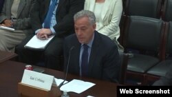 워싱턴의 비영리 조직 ‘아웃로 오션 프로젝트(The Outlaw Ocean Project)’ 설립자 겸 디렉터인 이안 우르비나 기자가 지난해 10월 ‘미 의회-행정부 중국 위원회’(CECC)가 개최한 청문회에서 증언했다.