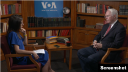 Ambasador SAD u Srbiji u studiju Glasa Amerike u Vašingtonu, 6. jun 2024. (screenshot)