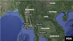Mae Sot is the site of one of nine camps in Thailand housing refugees from Myanmar.