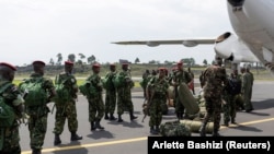 Des soldats burundais à Goma, dans l'est de la République démocratique du Congo.