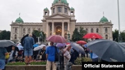Protest Srbija protiv nasilja, 14. po redu, u Beogradu, 5. avgusta 2023. (Foto: FoNet)