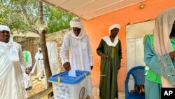 Chadians vote in N'djamena, Chad, May 6, 2024. 
