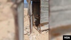 22일 이스라엘 군이 소셜미디어 X(이전 트위터)를 통해 공개한 라파 동부 내의 창고 형태의 구조물 속 소형 다연장 로켓발사기들의 모습. 이스라엘 군을 겨냥했다고 주장하고 있다. (화면출처: 이스라엘 군 X_이전 트위터 캡쳐)