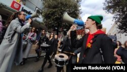 Osmomartovski marš 2023. u Podgorici. 