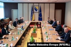 Razgovori delegacije BiH i Mađarske, Sarajevo, 4. april 2024.