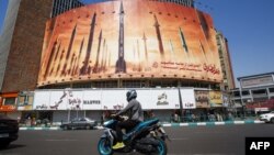 Saobraćaj na ulicama Teherana, 19. april 2024. (Foto: AFP)