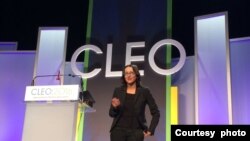 Jelena Vučković na plenarnom predavanju nna konferenciji za optiku Cleo 2016.