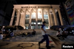 Gedung Mahkamah Konstitusi di Jakarta, 24 Mei 2019. (REUTERS/Willy Kurniawan)