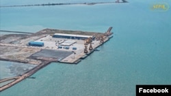 General view of Kampot multipurpose port in Kampot province, on June 06, 2024. (Facebook / Samdech Thipadei Hun Manet, Prime Minister of Cambodia)