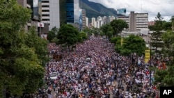 Protesters demonstrate against the National Election Council certification of President Nicolas Maduro's reelection in Caracas, Venezuela, July 30, 2024, two days after the presidential vote.
