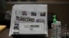 A printed issue of the Marion County Record sits on display at the newspaper's office, in Marion, Kan., Aug. 13, 2023.
